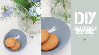 DIY schaaltje van klei  Vestywo [upl. by Sholeen481]