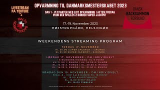 Dag 1  Opvarmning til Danmarksmesterskabet 2023 [upl. by Anelej]