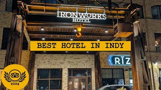 Best Hotel in Indy Ironworks Hotel Indianapolis Full Review [upl. by Alain375]