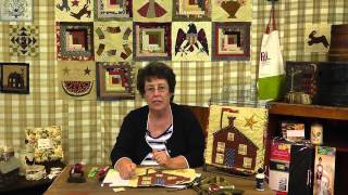 How to applique a Schoolhouse Mini Quilt Block 7 of Jan Pateks Block of the Month [upl. by Otilrac]