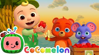 Apples and Bananas Song  CoComelon Animal Time  Animal Songs for Kids [upl. by Tailor]