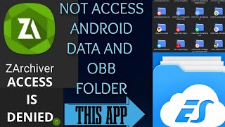 HOW TO FIX Access is denied in ZArchiver  How to OpenAccess Android data amp obb in Android 1112 [upl. by Alleuqcaj666]