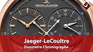 JaegerLeCoultre Duometre a Chronographe обзор часов  Mywatchru [upl. by Eelinnej]