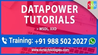 Datapower tutorials  WSDl  XXD  Datapower Training [upl. by Aimahc]