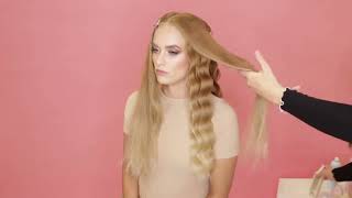 How to create waves on long hair with the Mermade Hair 32MM OG Pro Waver [upl. by Shauna]