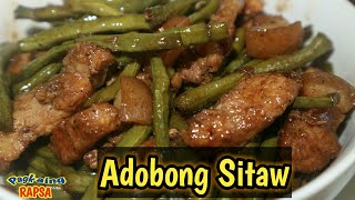 ADOBONG SITAW  how to cook adobo [upl. by Htebzil]