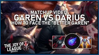 riste  GRANDMASTERS GAREN vs Darius  How to Face The quotBetter Garenquot  League of Legends [upl. by Trebmal]