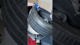 Tire demounting with useful accessories madeinitaly  SX228 Giuliano tire changer shorts [upl. by Adan]