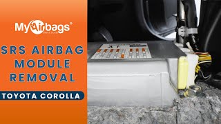 How to Remove SRS Airbag Module in Toyota Corolla  MyAirbags [upl. by Georgina]