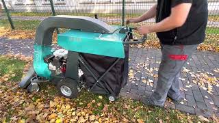 Laubbeseitigung mit dem REMARC LS 50 XP G Laubsauger  leicht zu entleeren  Leaf Vacuum [upl. by Nreval]