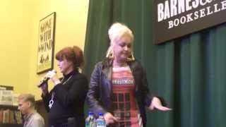 CYNDI LAUPER BampN book signing setting up to sign [upl. by Neyr509]