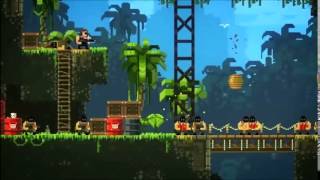 Broforce Gameplay Trailer 2014 Steam [upl. by Akenna]