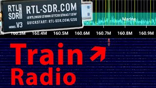 How to receive train radio on an RTLSDR dongle Beginner SDR amp Railfan Software Defined Radio [upl. by Eiderf]