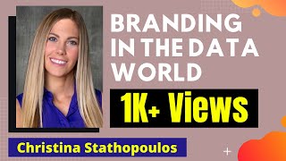 How to build a Personal Brand as a Data Scientist  Christina Stathopoulos  Ep 12 [upl. by Earleen140]