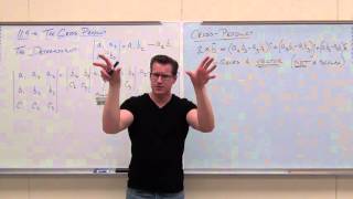 Calculus 3 Lecture 114 The Cross Product [upl. by Runstadler]