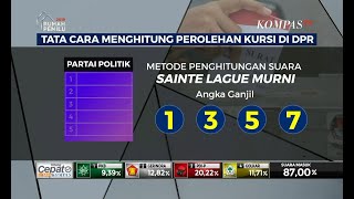 Masih Bingung Cara Hitung Perolehan Kursi di DPR Simak Video Ini … [upl. by Trula]