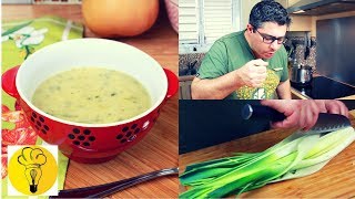 Recette 🍽 de la soupe poireau et pommes de terre 😋  Cuisine en Pratique [upl. by Ahsilra851]