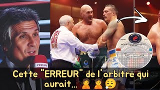 « L’arbitre a fait une ERREUR »  pourquoi OLEKSANDR USYK aurait dû gagner par KO﻿ Face à TYSON FURY [upl. by Initof202]