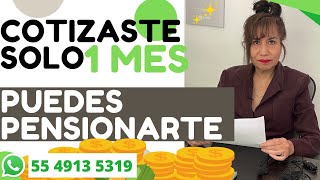 COTIZASTE SOLO 1 MES PUEDES LOGRAR TU PENSION [upl. by Bryana]