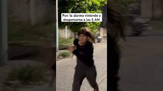 Cuando empieza a sonar la alarma IG elnachetoo argentina humor comedia sketch dormir [upl. by Laufer497]