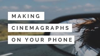 How I make cinemagraphs moving photos for Instagram on my phone [upl. by Farhi]