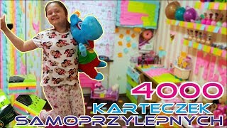 ❤️ 4000 KARTECZEK SAMOPRZYLEPNYCH W POKOJU 🗒️ SUPER NIESPODZIANKA 😃 [upl. by Samtsirhc]