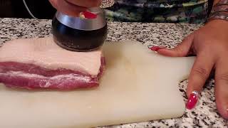 Reveal Body Sculpting Mn Fat Cavitation Process With Pork Belly httpsrevealbodysculptingcom [upl. by Cairns]