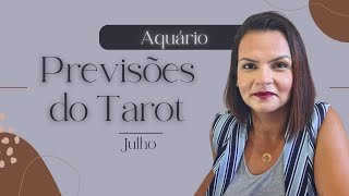 AQUÁRIO JULHO 2024 • PREVISÕES DO TAROT [upl. by Peednam]