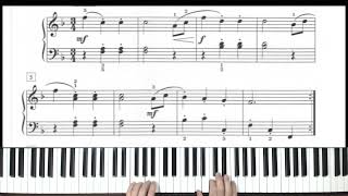 L Mozart  Minuet in F Major  piano tutorial by Antonio De Angelis [upl. by Diver324]