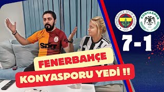 1 ÇİFT TARAFTAR FENERBAHÇE 71 KONYASPOR MAÇINA TEPKİ [upl. by Alegnat]