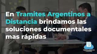 TRÁMITES ARGENTINOS A DISTANCIA 🇦🇷 como apostillar un documento [upl. by Inoek]