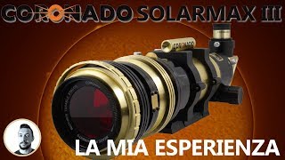 Telescopio solare HAlpha Coronado Solarmax III 70 BF10 [upl. by Altis716]