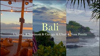 bali 2022  uluwatu semiyak canggu ubud nusa penida [upl. by Kenimod]