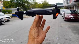 DM107s hd camera drone with barometer test [upl. by Haleemak]