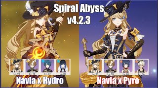 C0 Navia Gameplay Spiral Abyss Floor 12  Genshin Impact 43 [upl. by Windy977]