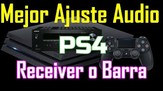 PS4 configurar audio para barra de sonido o receiver 2020 Pcm o bitstream PS4 Dolby vs DTS PS4 [upl. by Ailehc276]