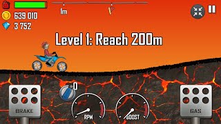 Hill Climb Racing II Open New Level 13 II Buy New Stage Volcano🚗 [upl. by Siradal]