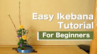 Easy Ikebana For Beginners  Ikebana Lesson  Ikebana Master Rijo [upl. by Valry139]