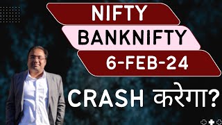 Nifty Prediction and Bank Nifty Analysis for Tuesday  6 February 24  Bank NIFTY Tomorrow [upl. by Ora910]