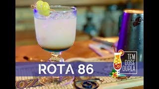 DRINKS COM VODKA  Coquetel de Uva  ROTA 86 [upl. by Douglas384]