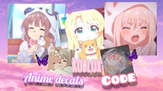 ✨ROBLOX ANIME DECALS ID [upl. by Georgianna]