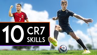 TOP 10 Cristiano Ronaldo Skills [upl. by Redep560]