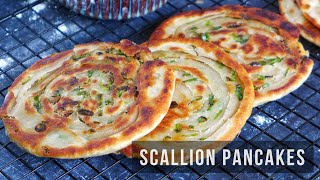 Scallion Pancakes  Cong You Bing  葱油饼 Super Crispy amp Flaky [upl. by Torrell281]