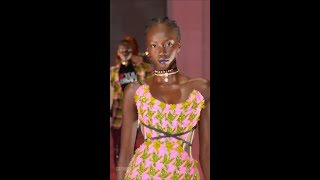 Anok Yai walks for Versace [upl. by Us401]