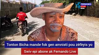 Tonton Bicha sou koze sekirite ak politik peyi a [upl. by Helga]