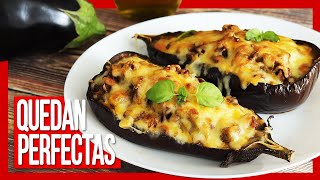 😋 Cómo Hacer BERENJENAS RELLENAS al Horno ► Receta con Berenjena y Carne Picada [upl. by Newby518]