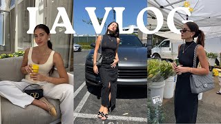 LA travel vlog ♡ Bel Air shopping in Beverly Hills La La Land farmers market Community Goods [upl. by Atnom]