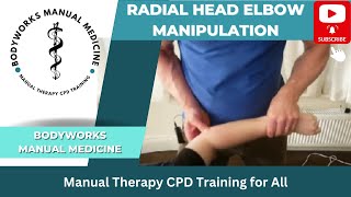 Radial Head HVT  Manipulation of the Elbow Joint osteopathy chiropractic physical therapy [upl. by Atsirt]