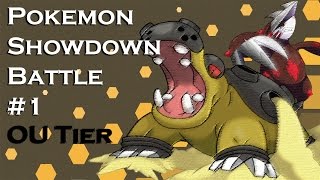 Pokemon Showdown battle  Sandstorm Team  gameplay commentary  Hippowdon Excadrill beasts [upl. by Nilesoj913]