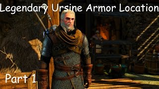 The Witcher 3 Wild Hunt Legendary Ursine Gear Set Locations Upgrade Diagrams [upl. by Stevens]